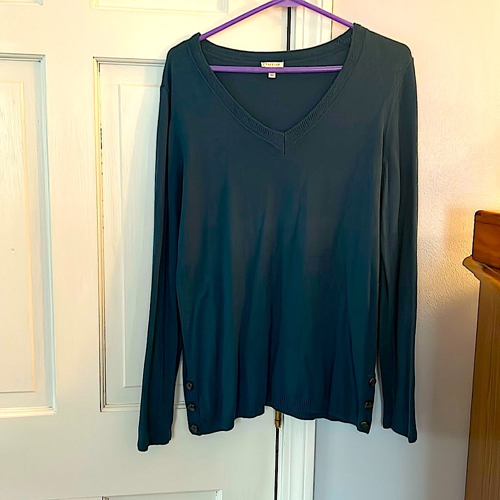 V-neck sweater from Talbots.